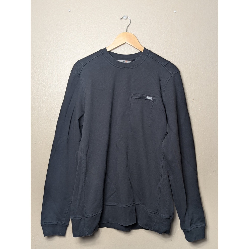 5.11 Tactical Sweatshirt Mens Large Black Gorpcore Pocket‎ Fleece 72233-019